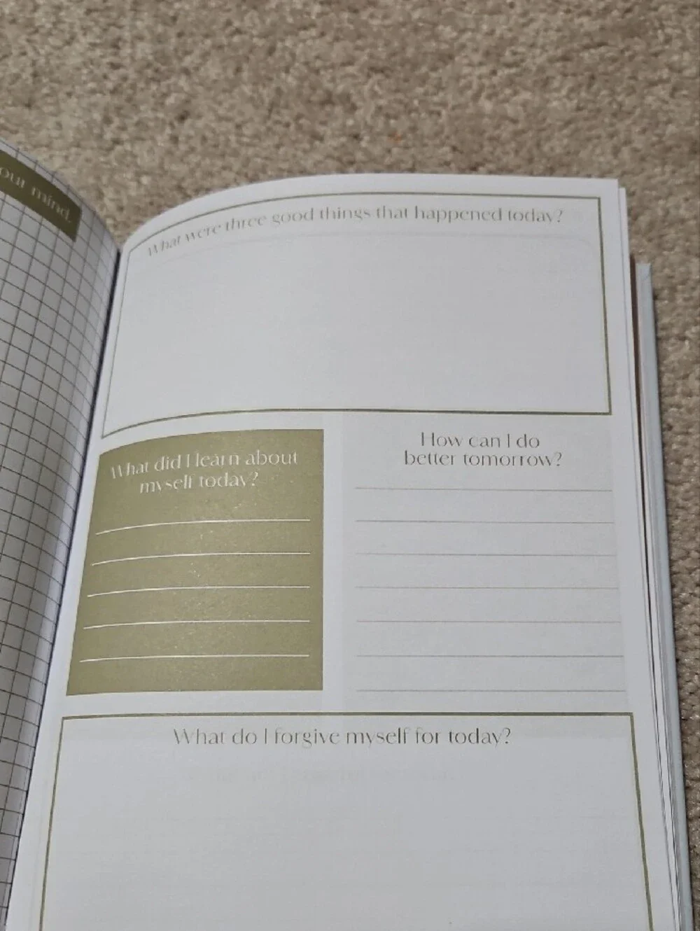 Source Unknown mindfulness journal